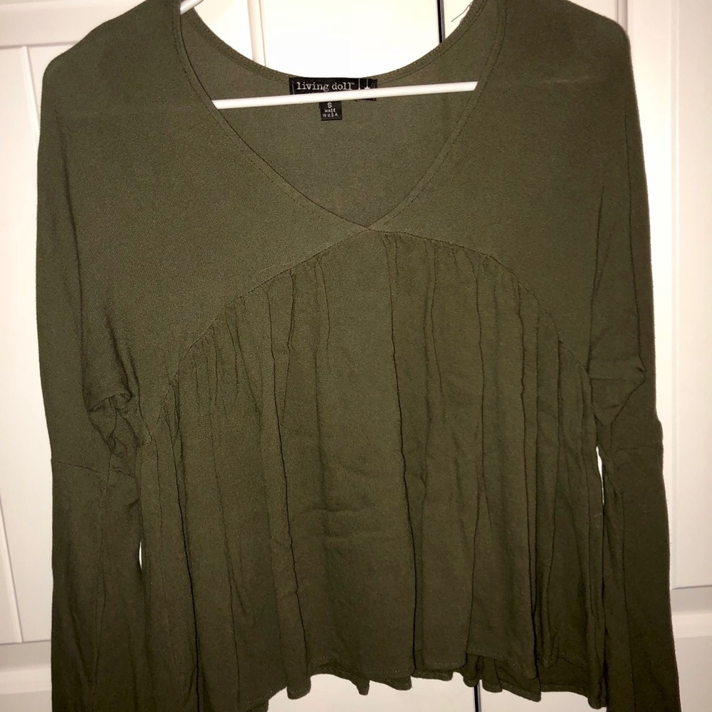 Army Green Top